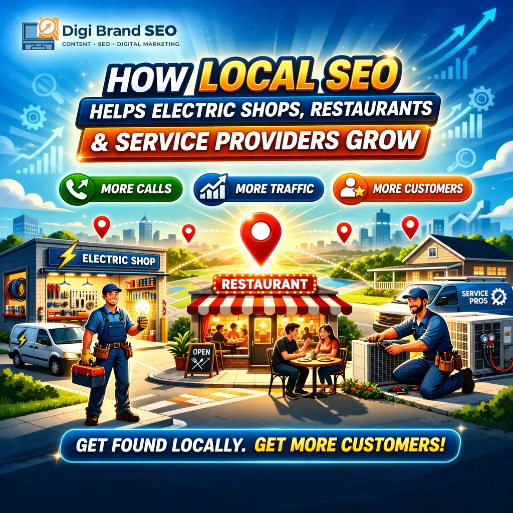 How Local SEO Helps Electric Shops, Restaurants & Service Providers Grow
