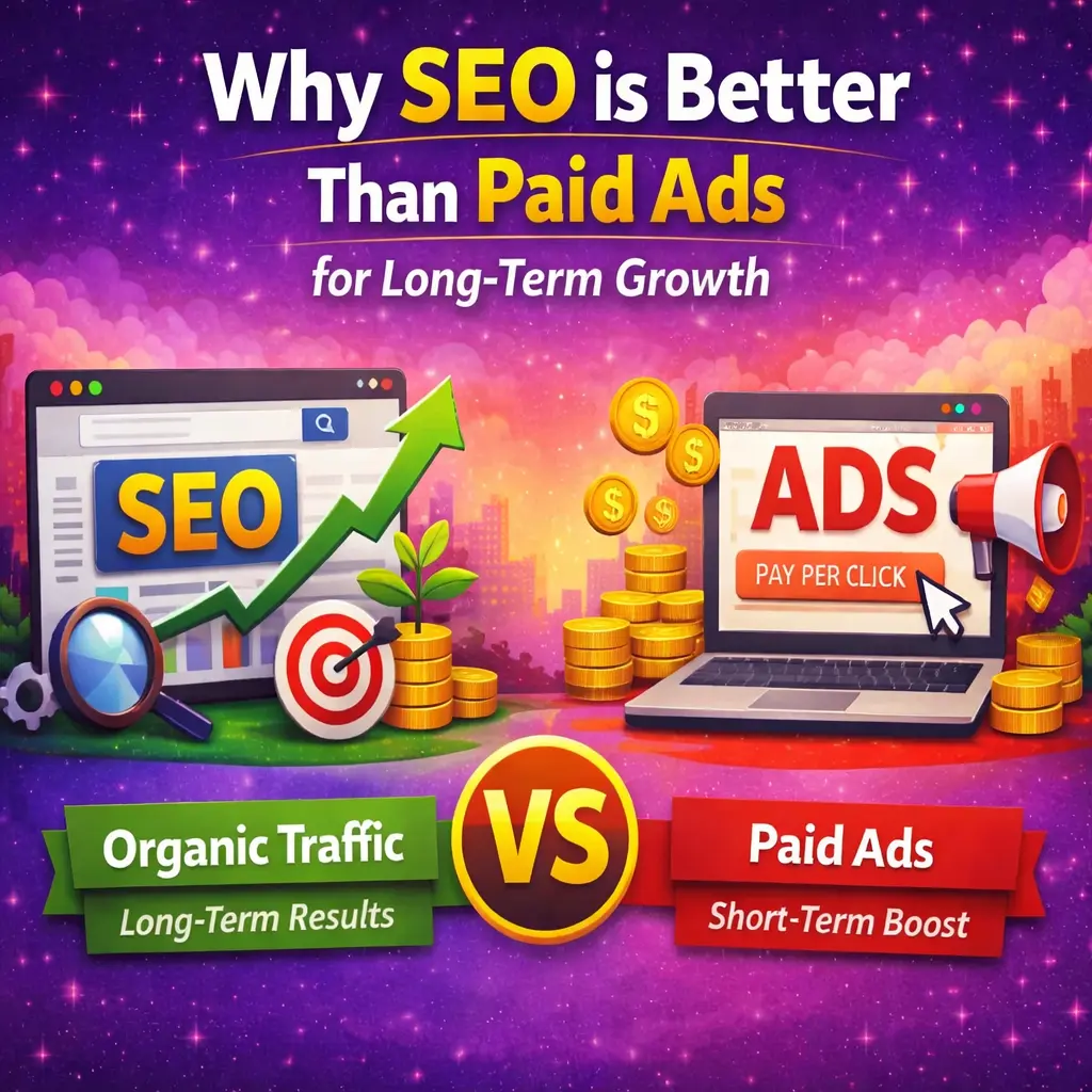 SEO vs paid ads for long-term growth